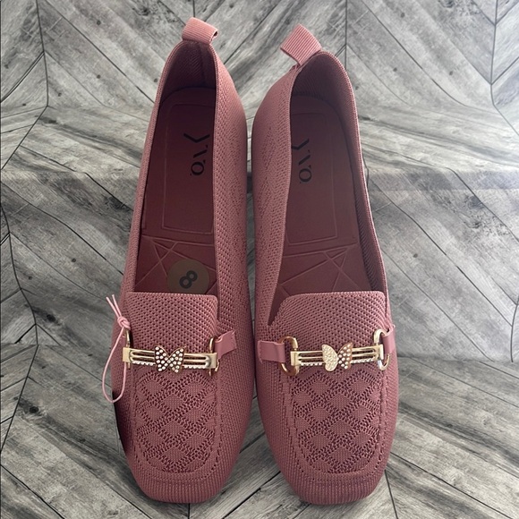 Women's Pink Loafers - Picture 1 of 7